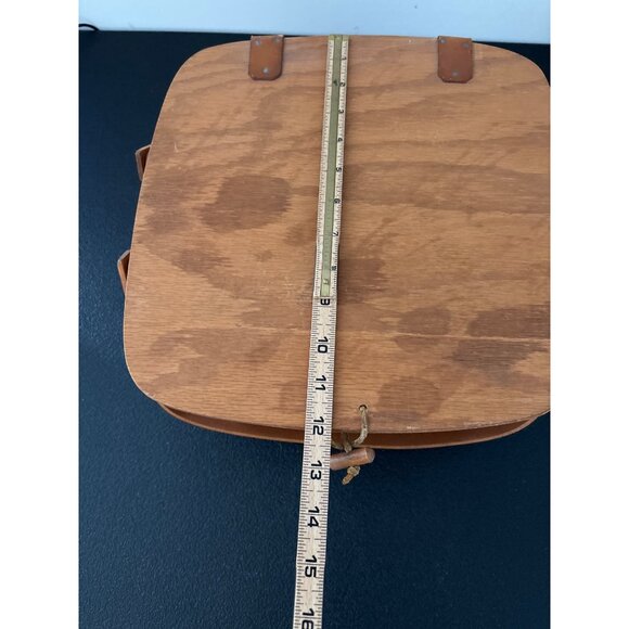 Longaberger 1989 Large Cake Basket Lined Including Insert & Liner - Picture 14 of 16